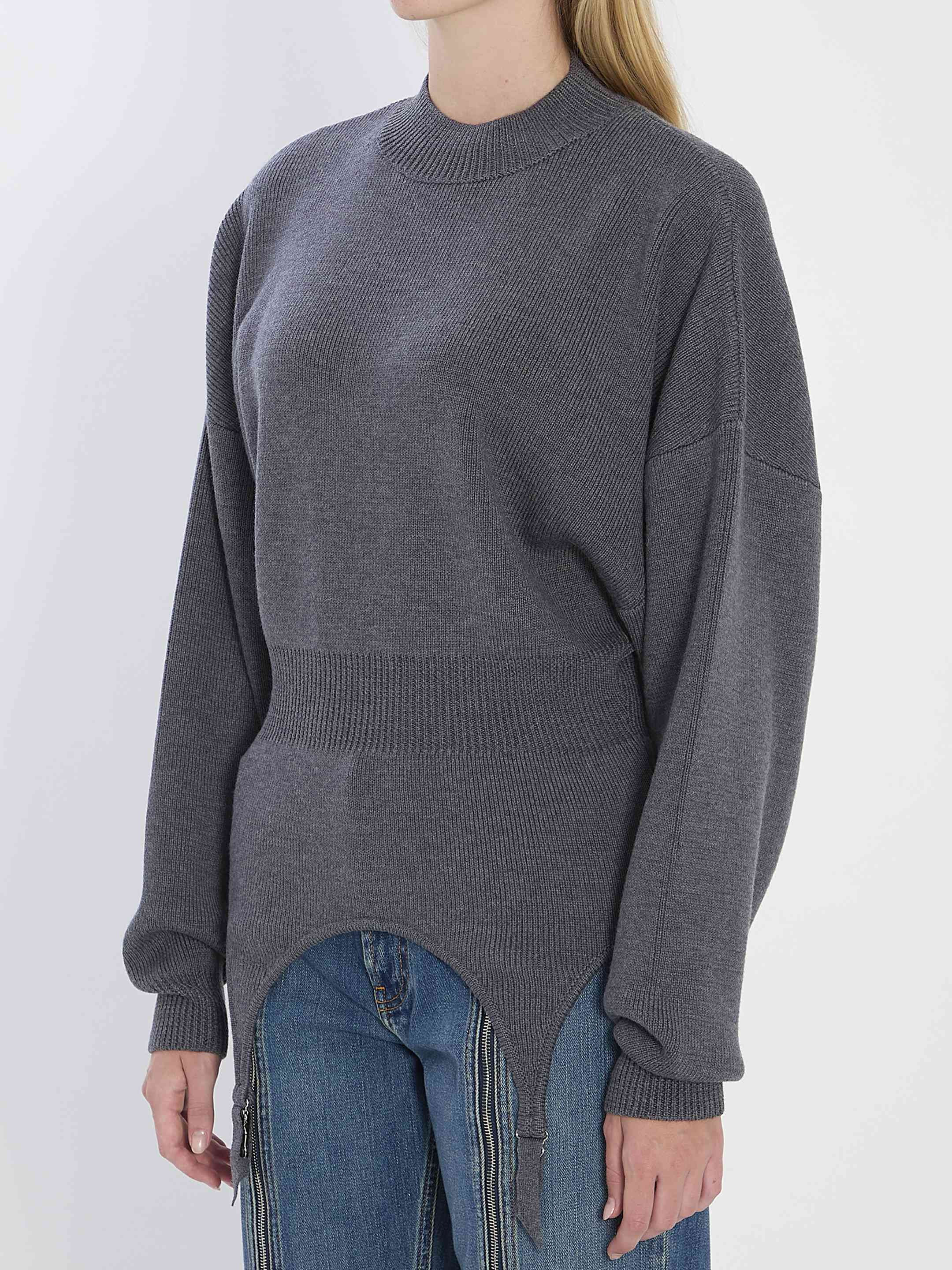 Jean Paul Gaultier Women Pullover With Lingerie Garter - 2