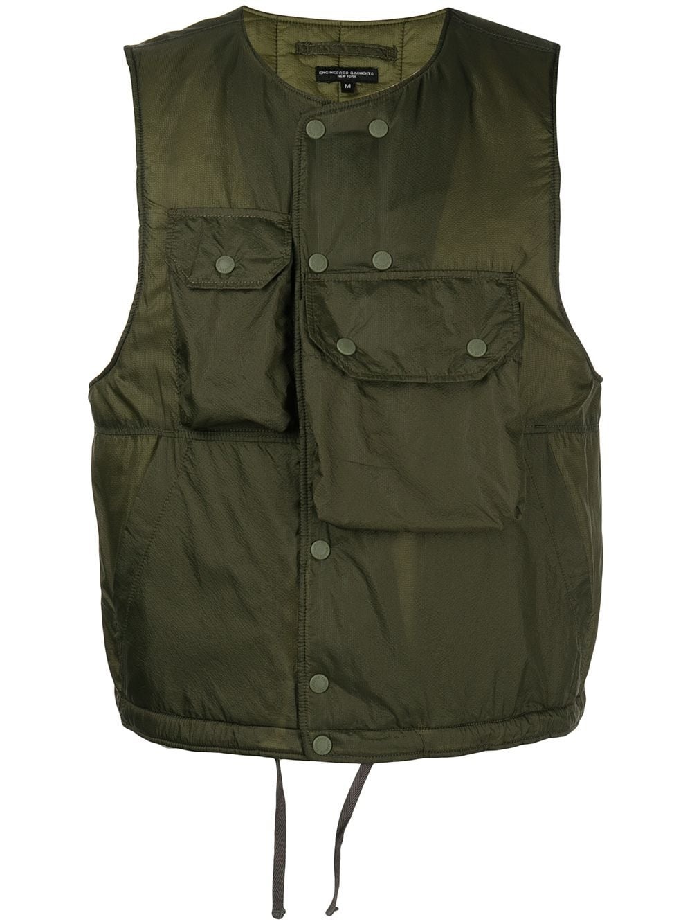 pocket-detail Cover Vest - 1