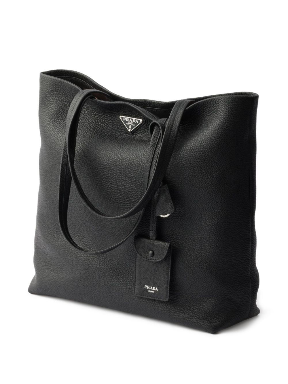 leather tote bag - 3