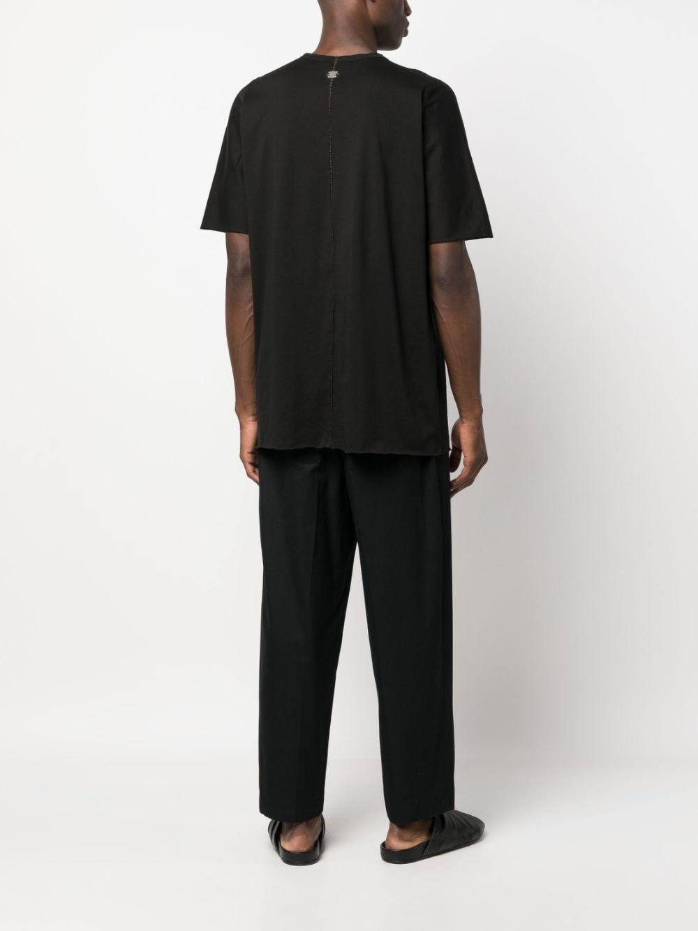 logo-patch organic cotton T-shirt - 2