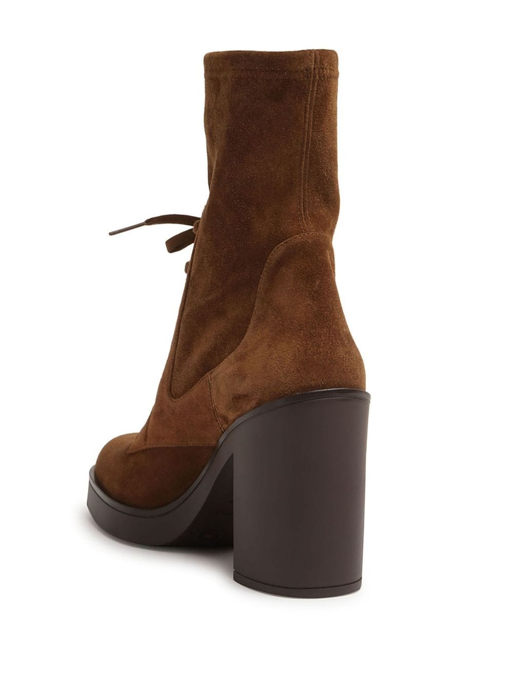 80mm suede boots - 6