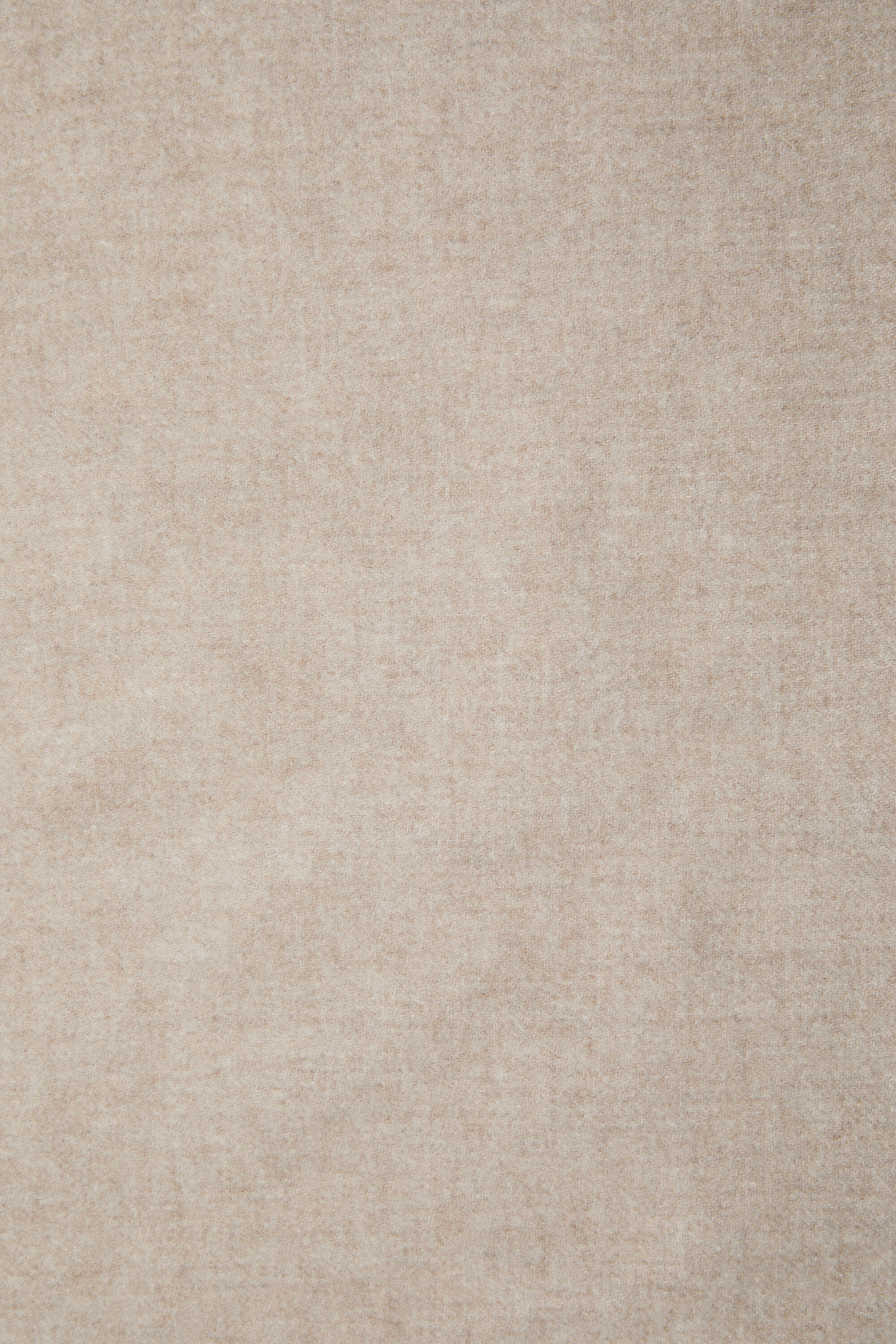Fringe wool scarf - oversized - Oatmeal melange - 5