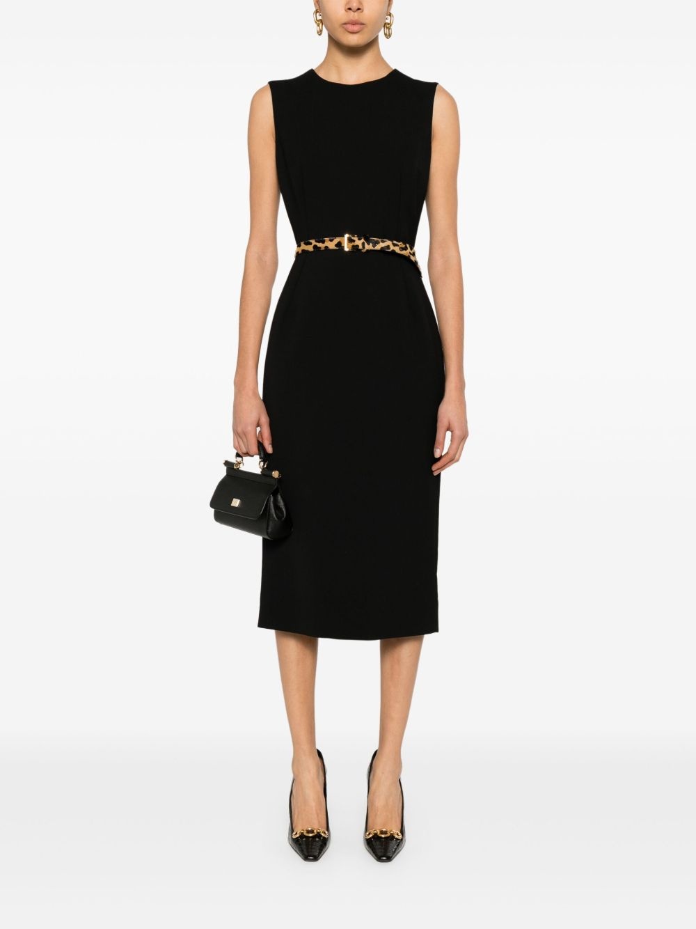 sleeveless midi dress - 2