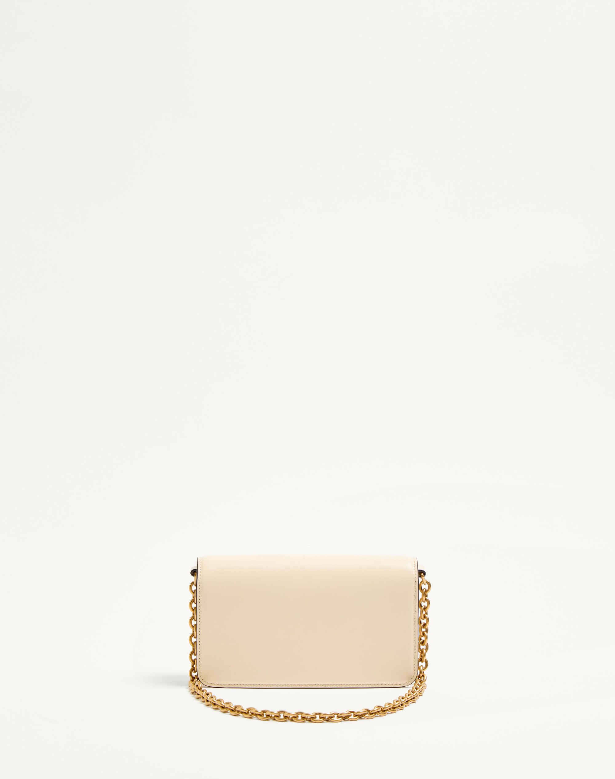 VALENTINO GARAVANI VAIN CLUTCH BAG IN SHINY CALFSKIN - 5