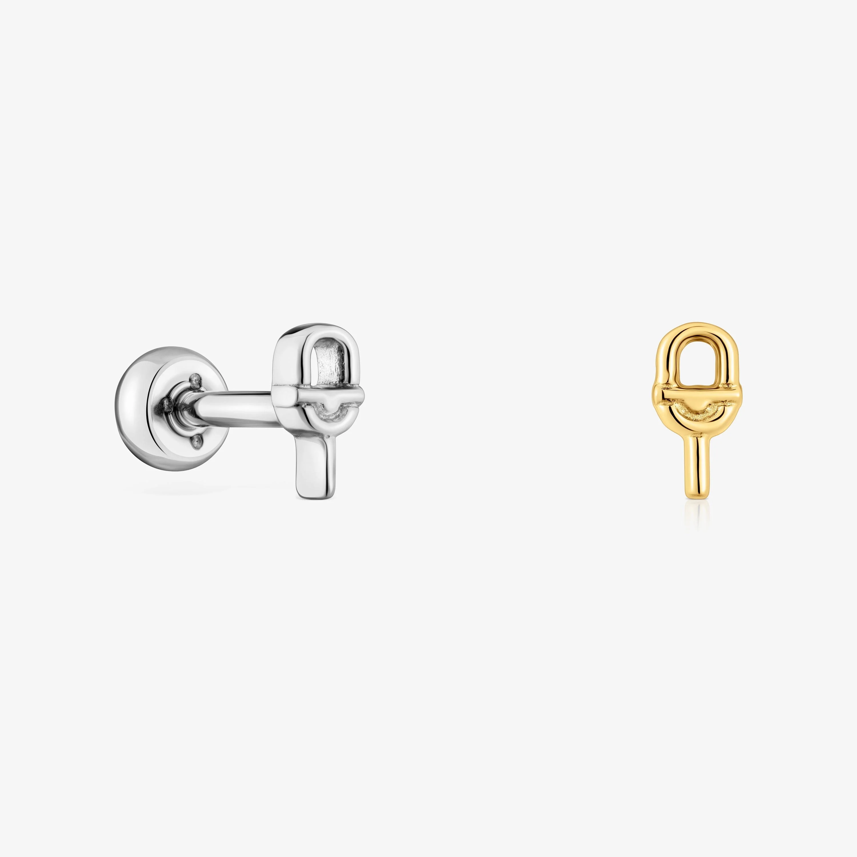 Pack of TOUS MANIFESTO Ear piercings in gold- and silver-colored IP steel - 1