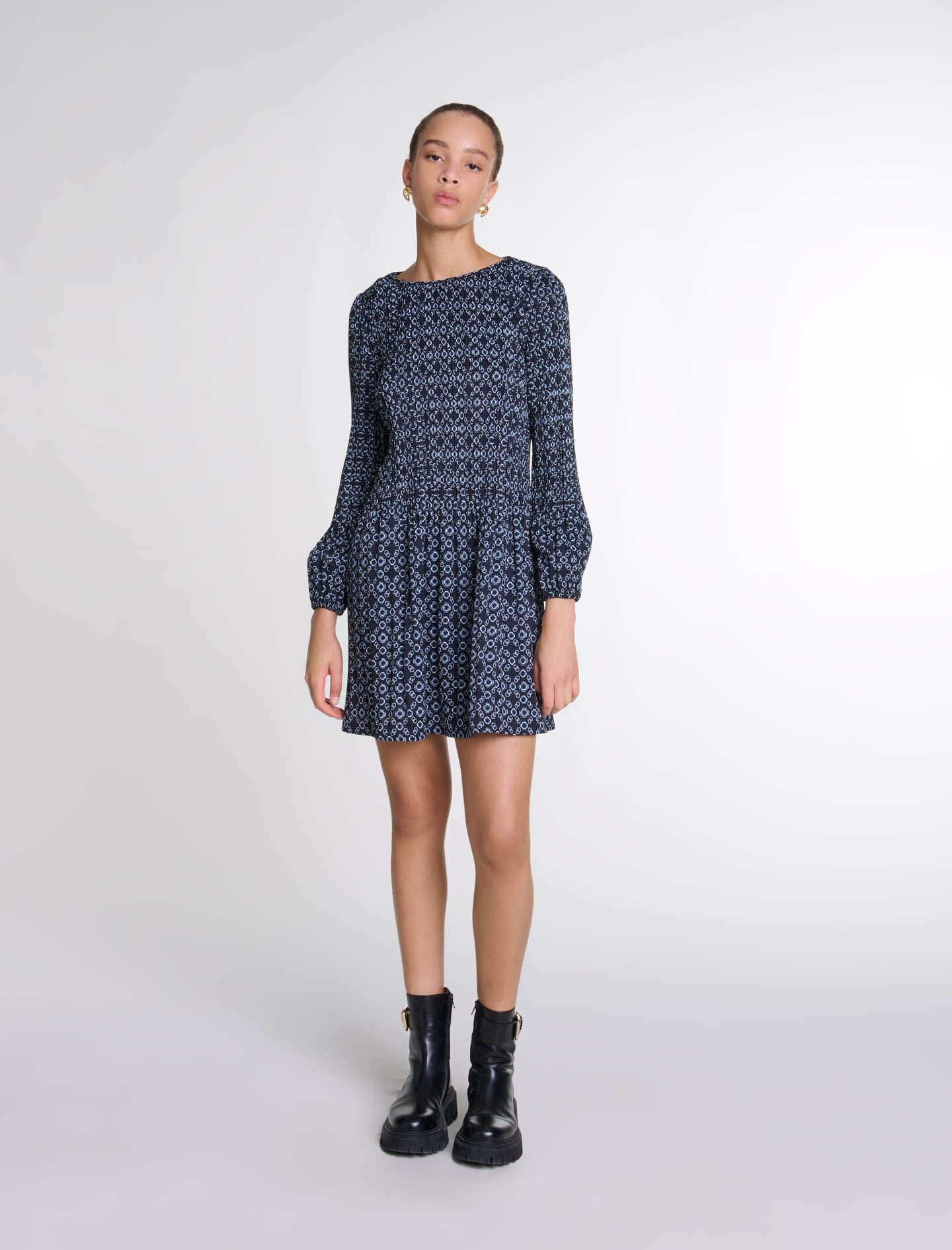 Short Clover motif dress - 2
