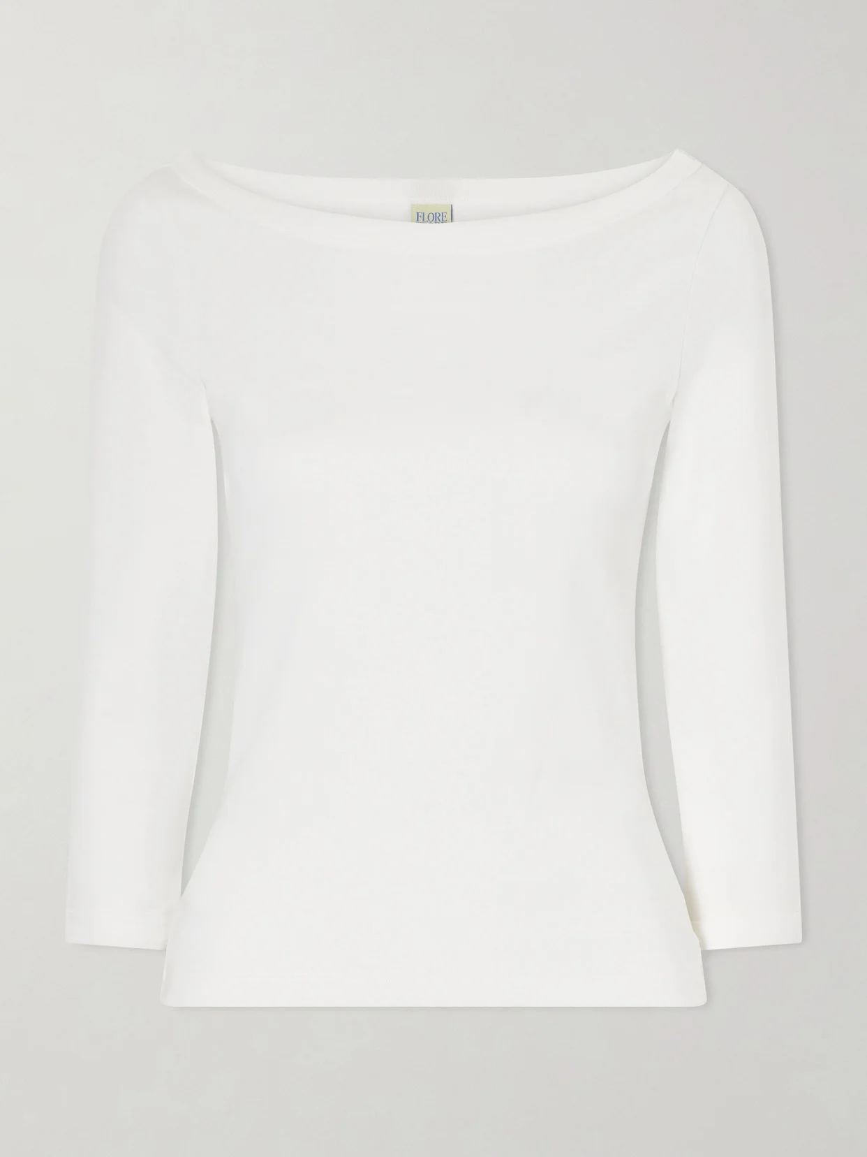 Steffi Ribbed Organic Cotton-jersey T-shirt - 1