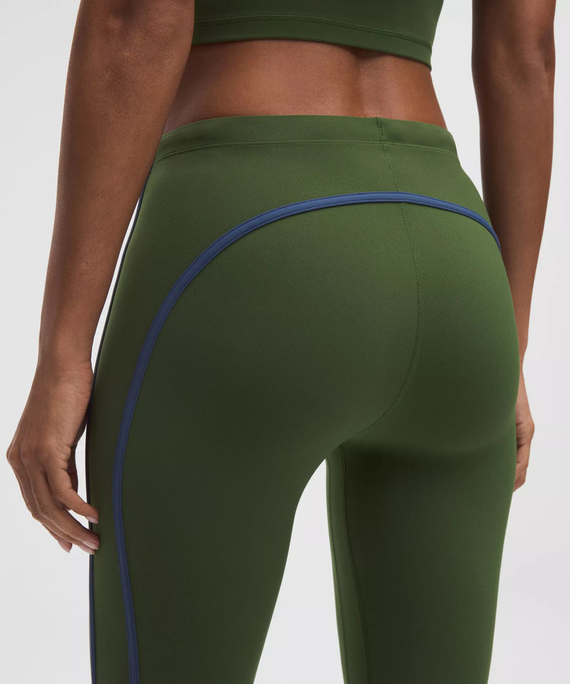Nulu Sporty Trim Mid-Rise Flared Pant 5