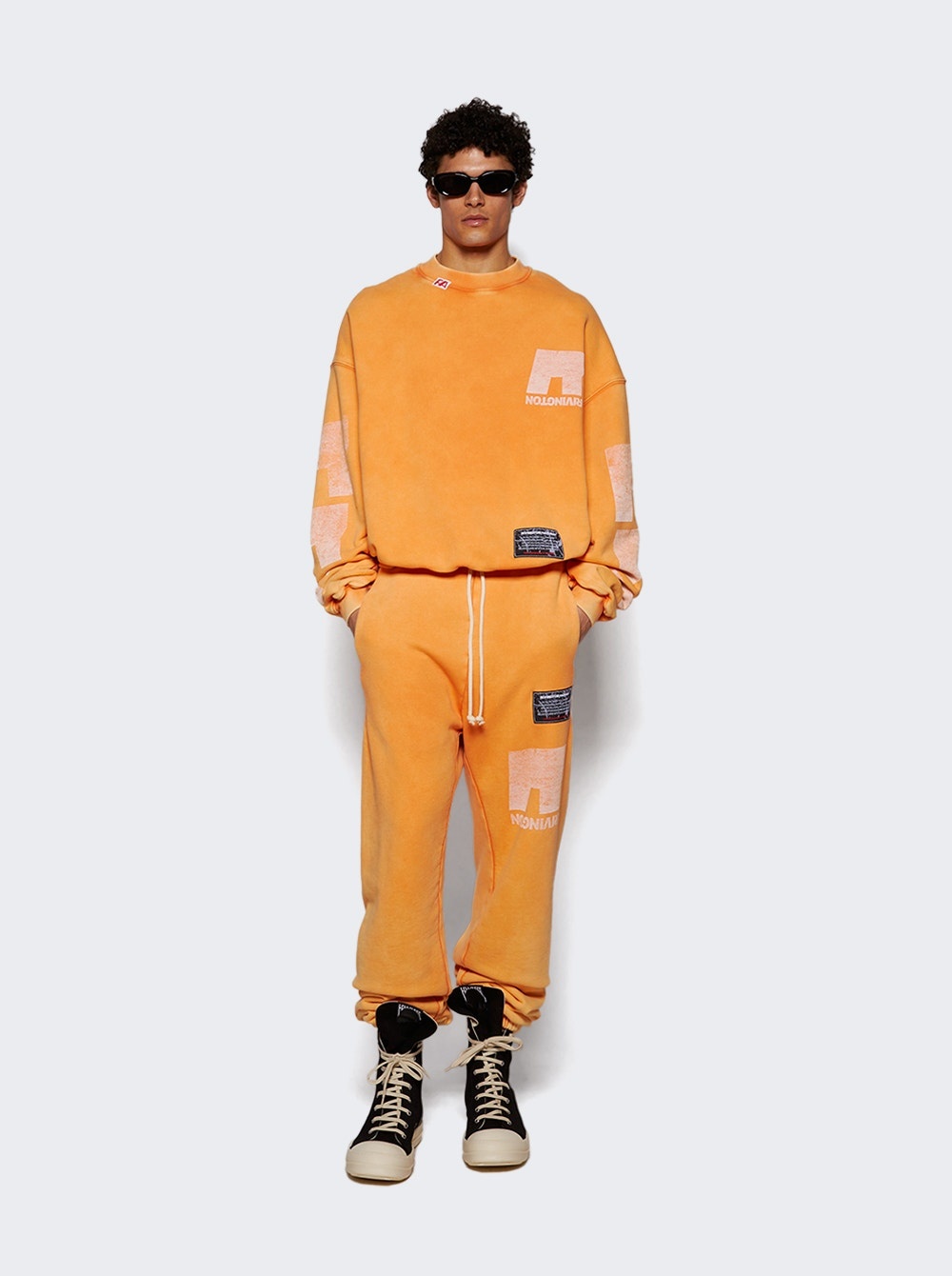 Heritage Crewneck Sweatshirt Bosch Orange - 5