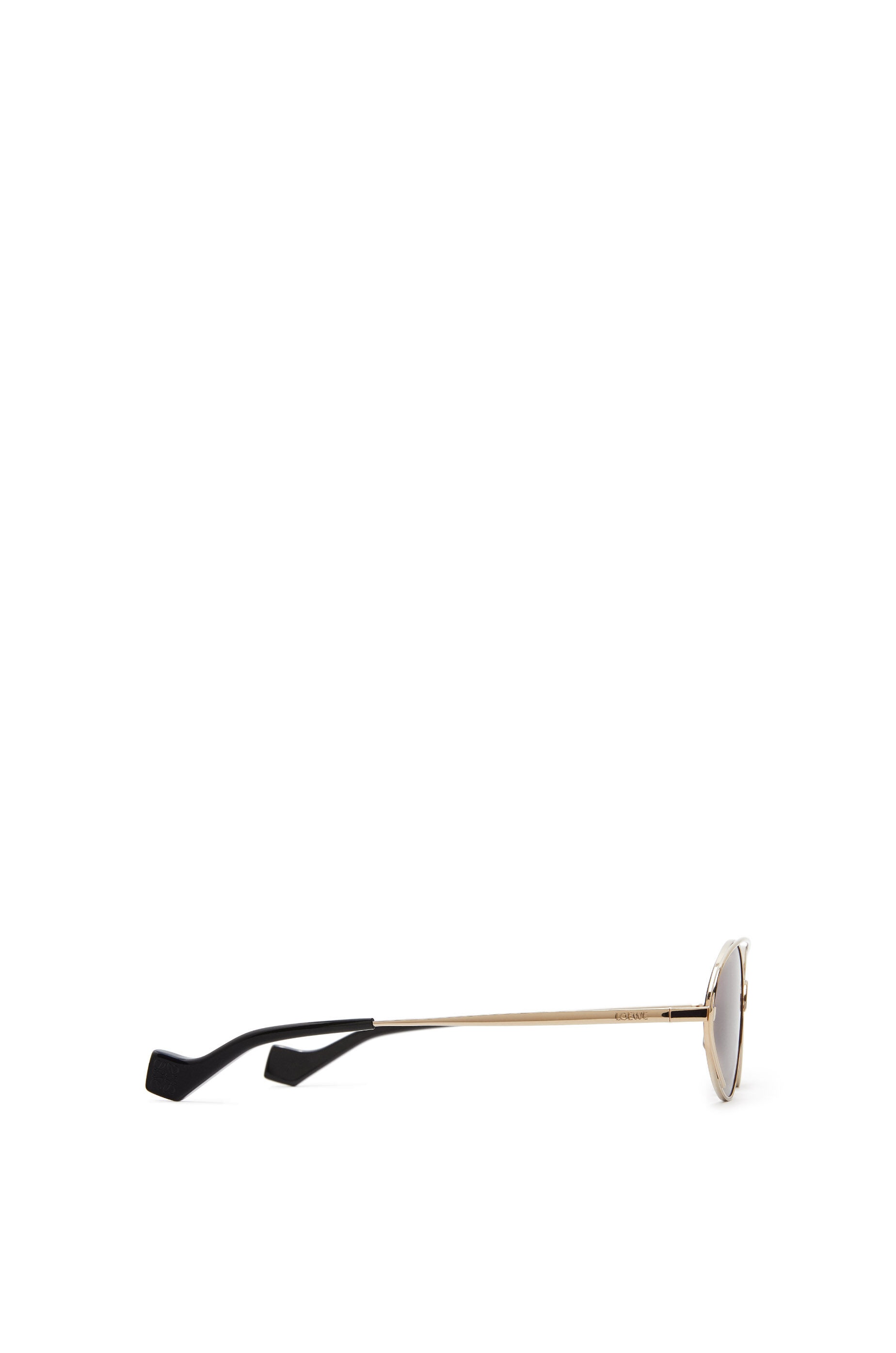 Metal oval sunglasses - 4