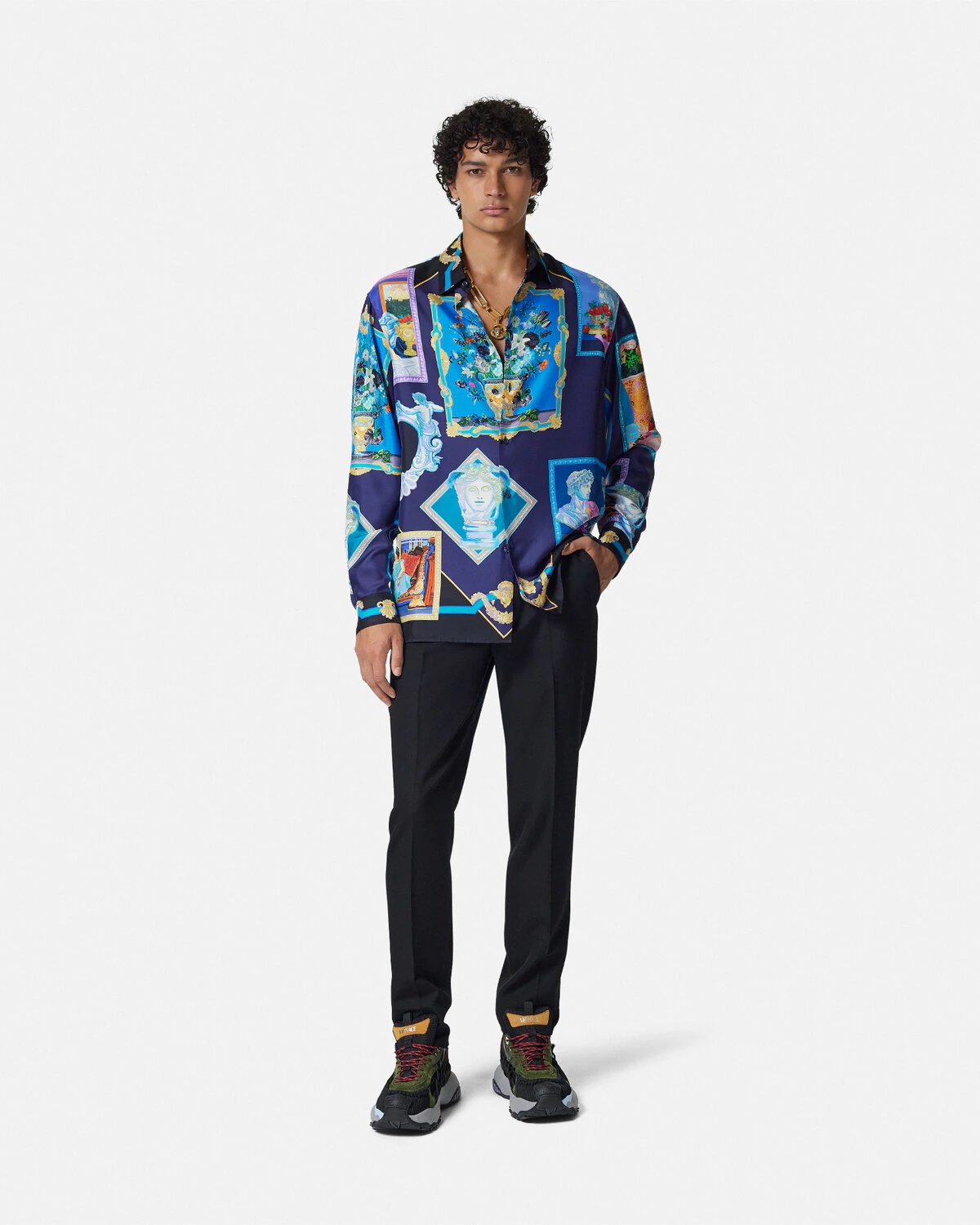 Versace Gallery Silk Shirt - 2