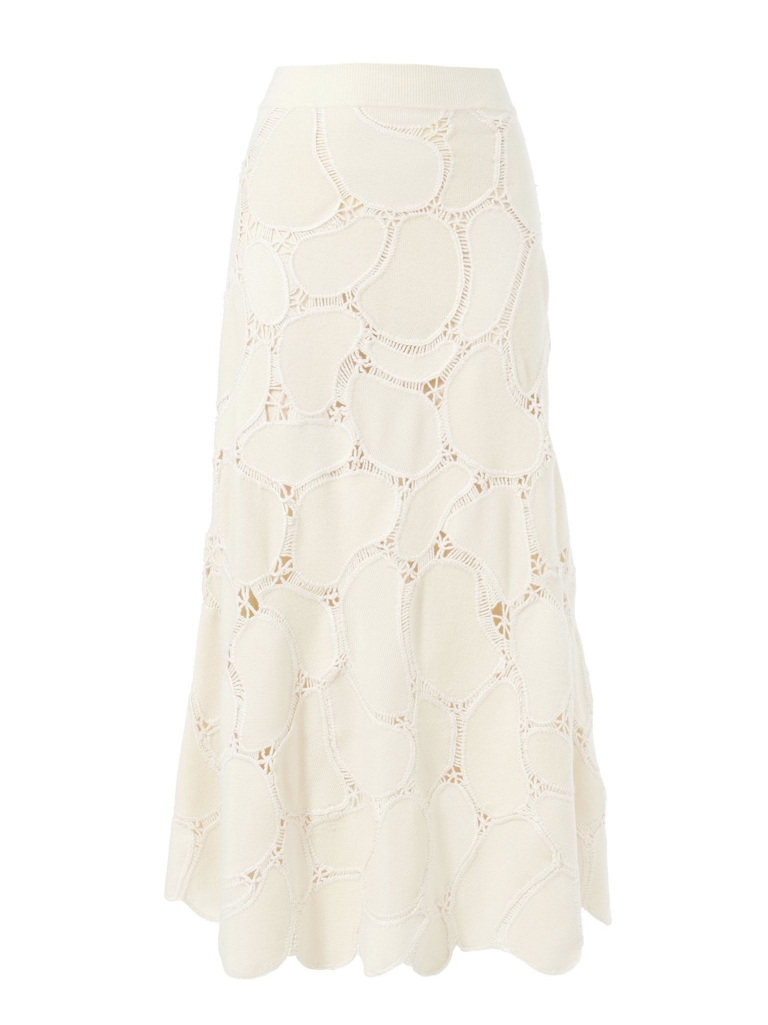 HAND-CROCHETED MID-LENGTH SKIRT - 1