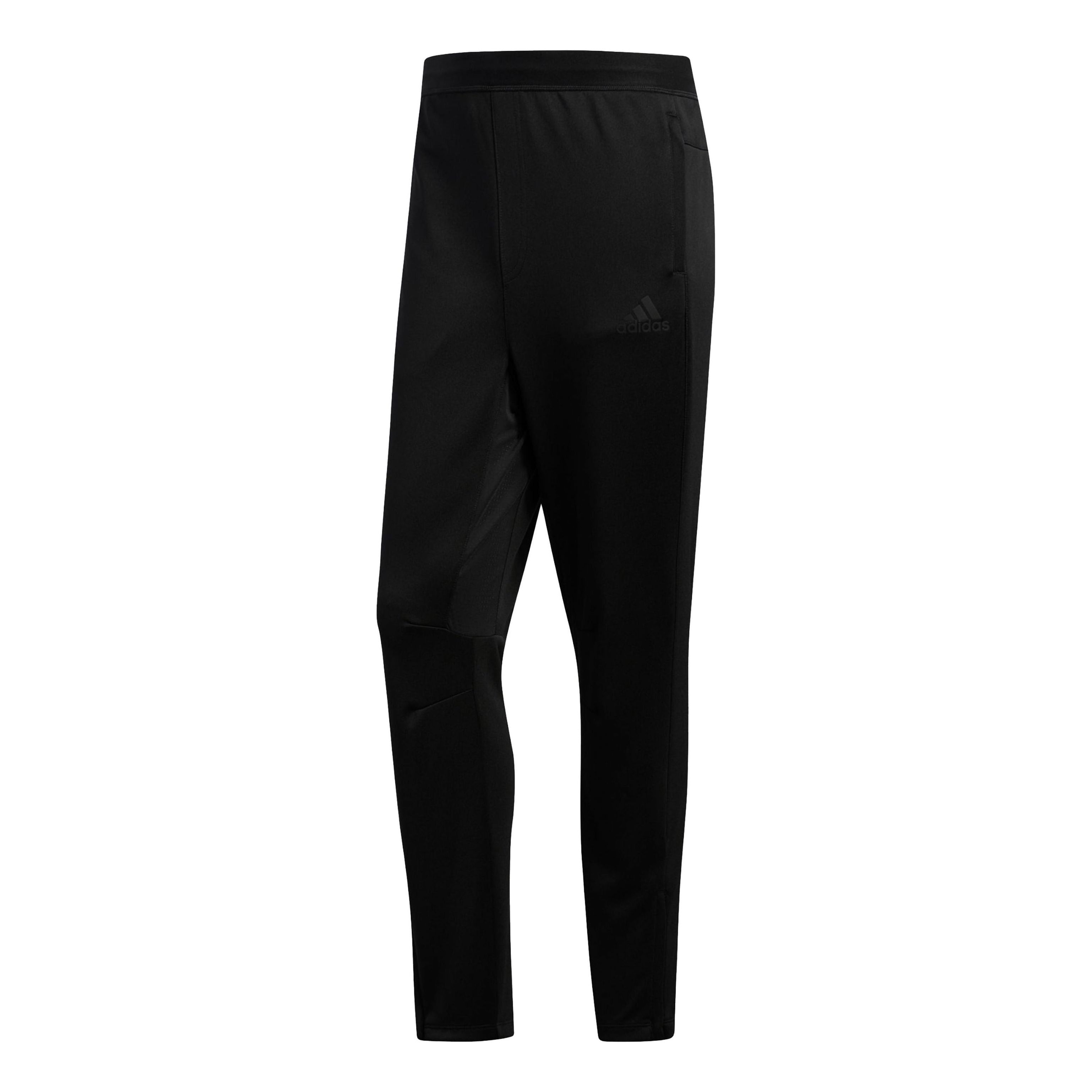 adidas City Base Pant Solid Color Basic Sports Pants Black FJ5135 - 1