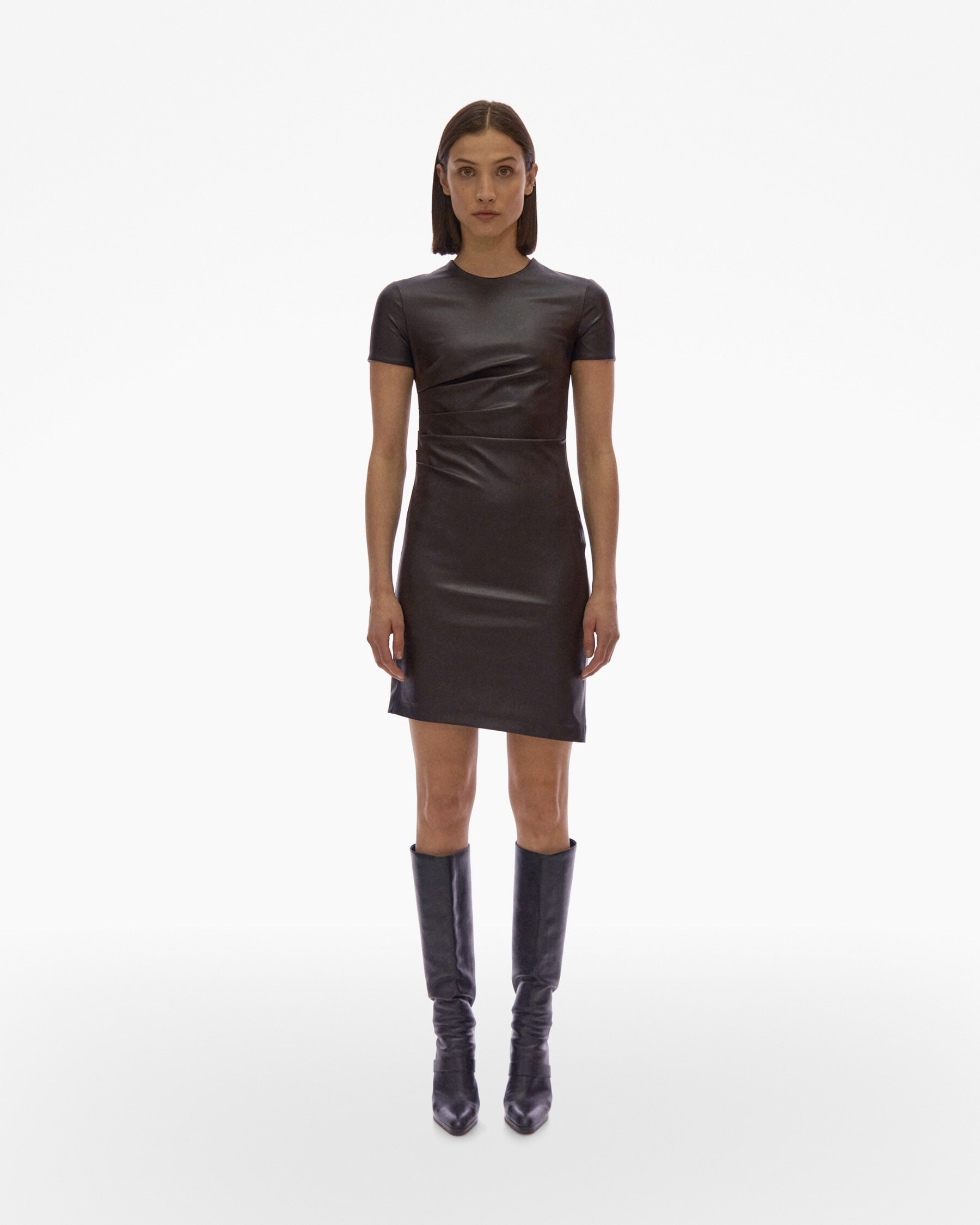TWIST SHORT-SLEEVE DRESS - 2