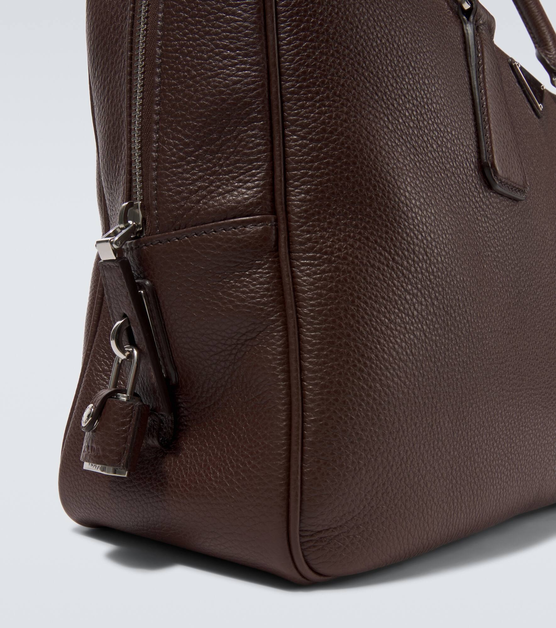Leather briefcase - 6