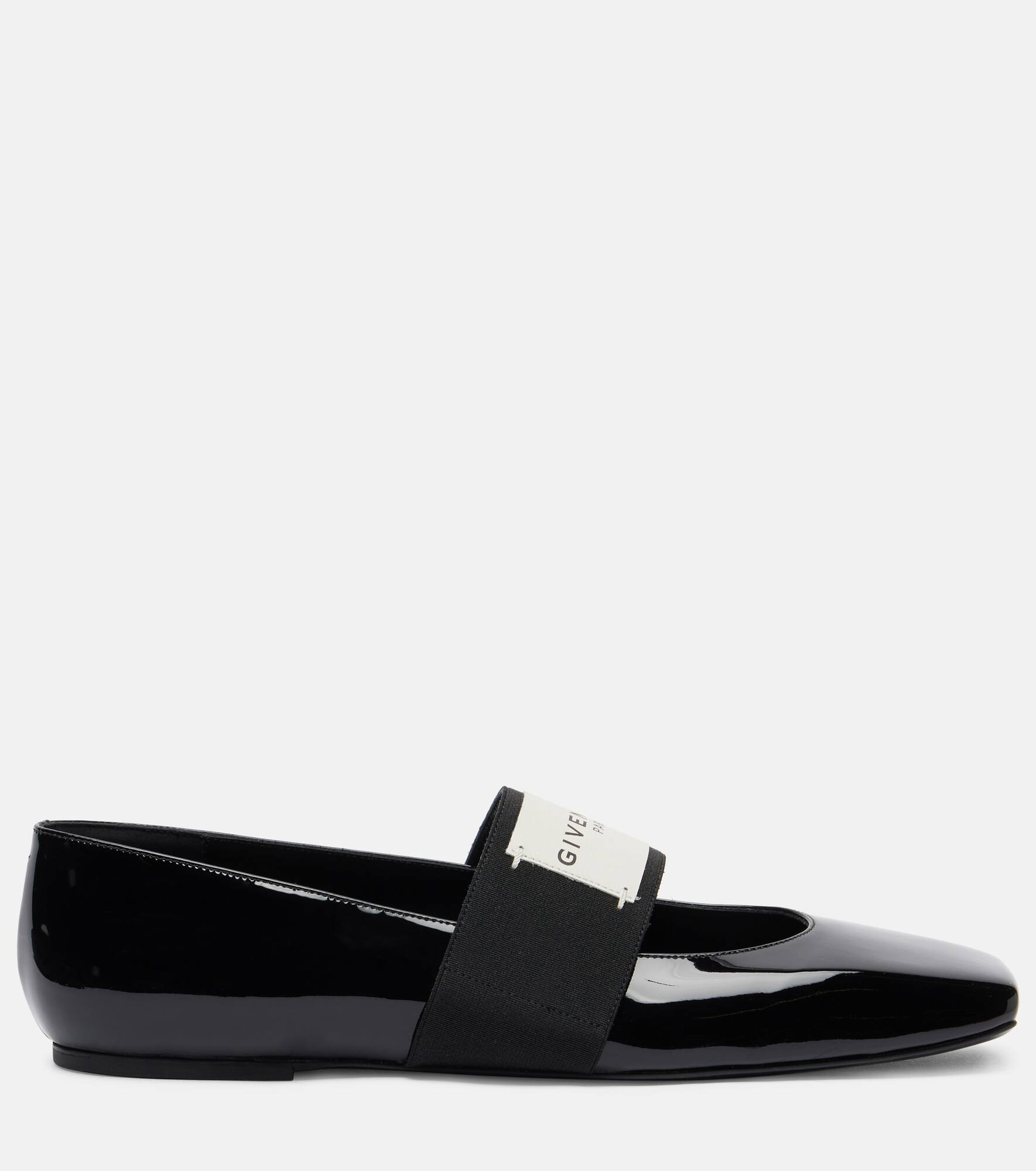 Patent leather Mary Jane flats - 4