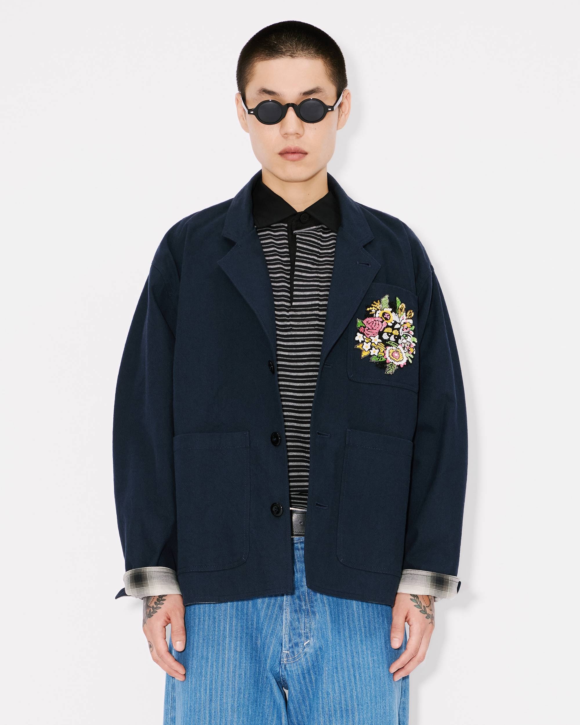 'KENZO by Verdy' embroidered workwear jacket - 6