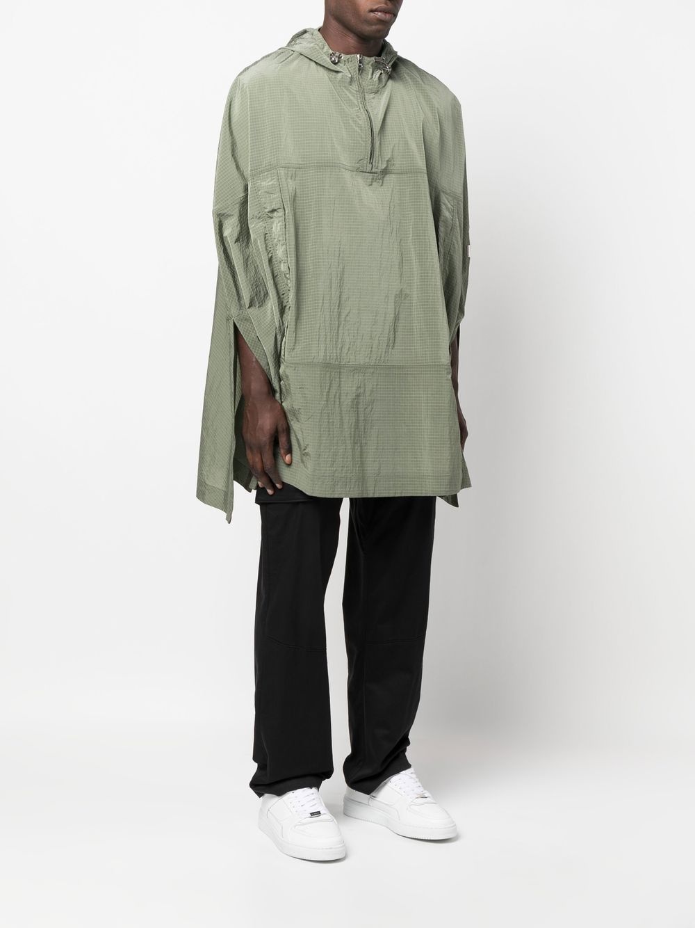Rennick poncho hooded coat - 3