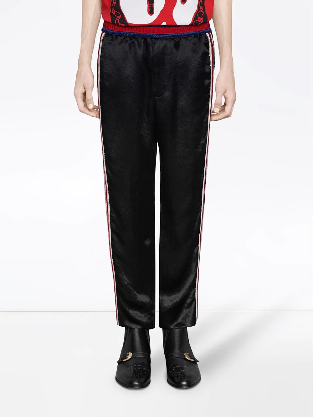 Embroidered acetate jogging pant - 3