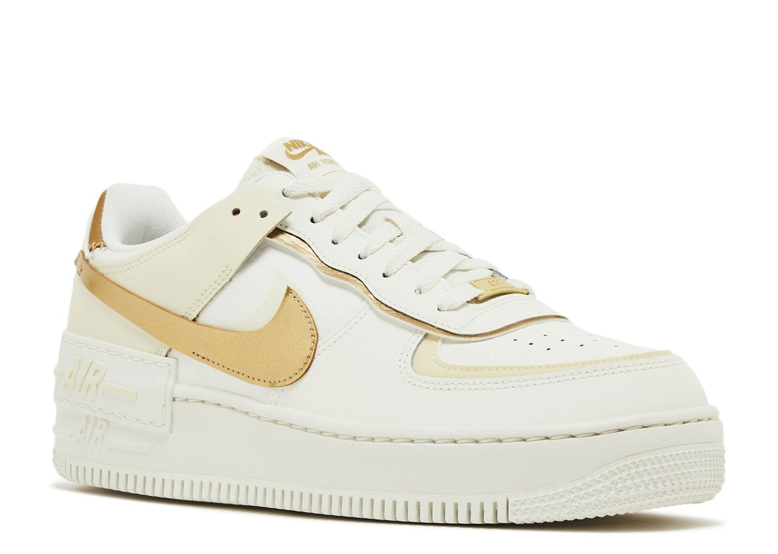 WMNS AIR FORCE 1 SHADOW 'SAIL METALLIC GOLD' - 2