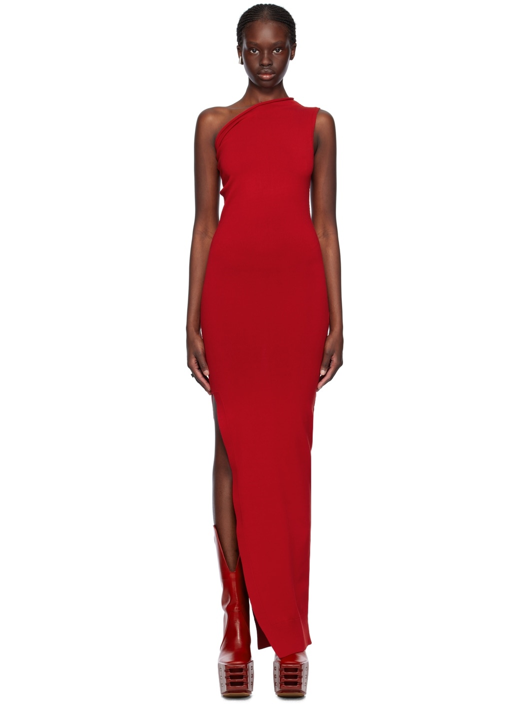 Red Athena Maxi Dress - 1