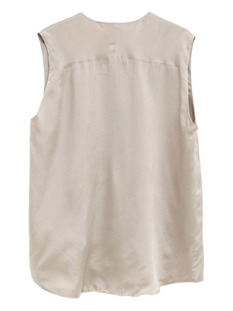 LAUREN MANOOGIAN V-neck waistcoat outlook