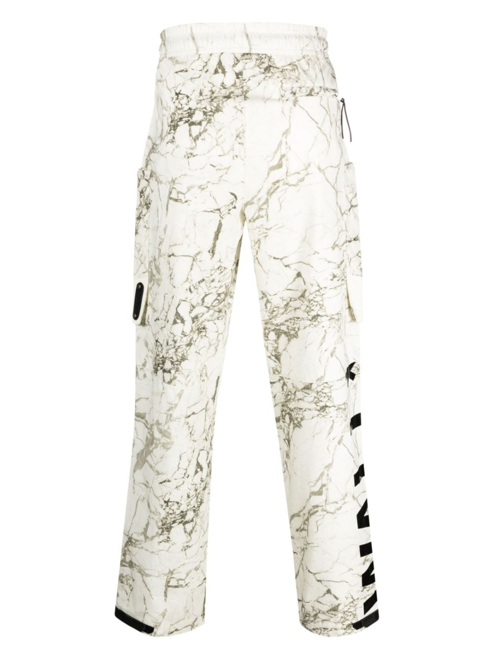 Overset Tech marbled trousers - 2