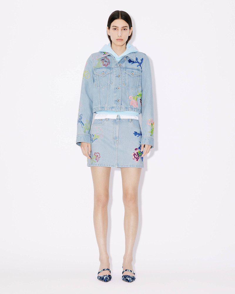 Embroidered mini skirt 3
