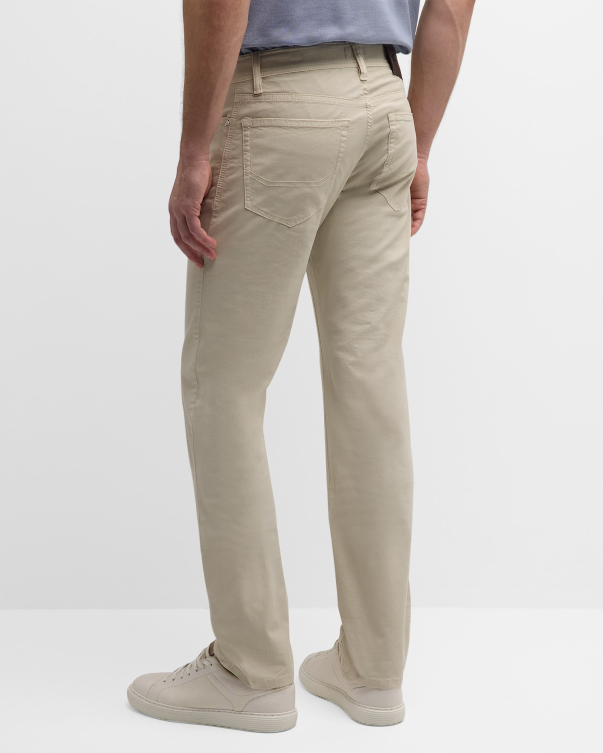 Men's Cotton-Stretch 5-Pocket Pants - 3