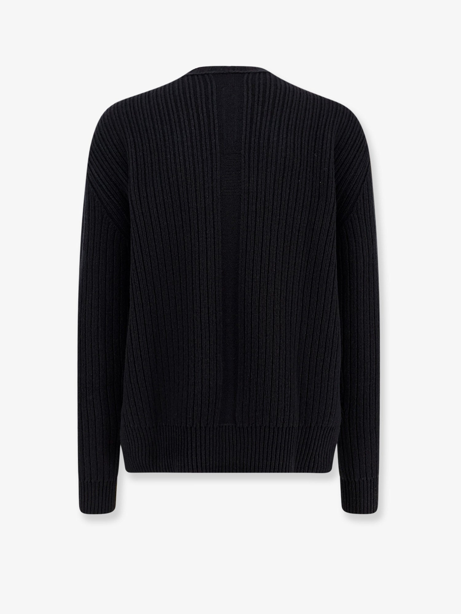 Rick Owens Fisherman Round Neck Virgin Wool Sweater - 2
