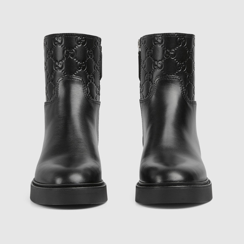 GUCCI Women's slim Horsebit ankle boot outlook