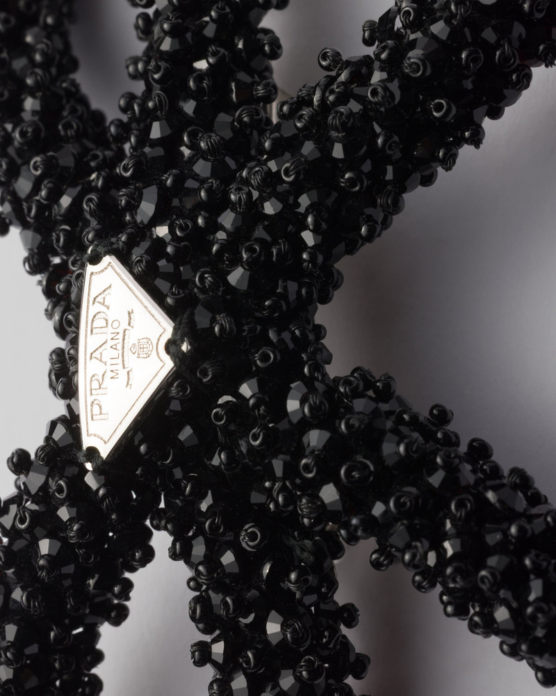 Prada Hair clip with crystals outlook