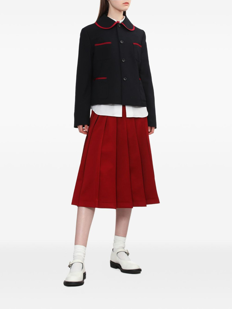 Comme des Garçons GIRL Peter-Pan-collar pocket jacket outlook