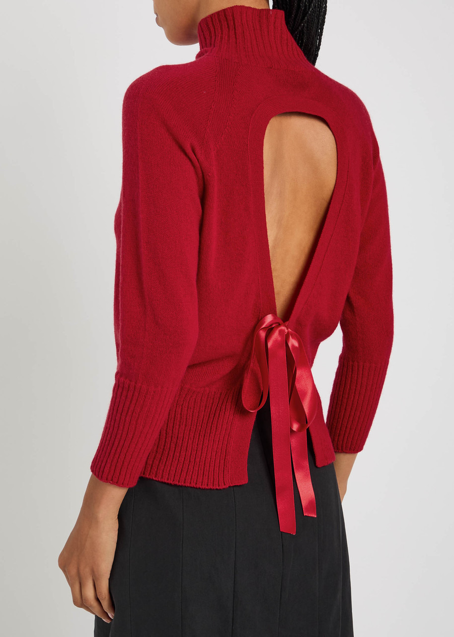Simone Rocha Cut-out Cashmere Jumper - 3