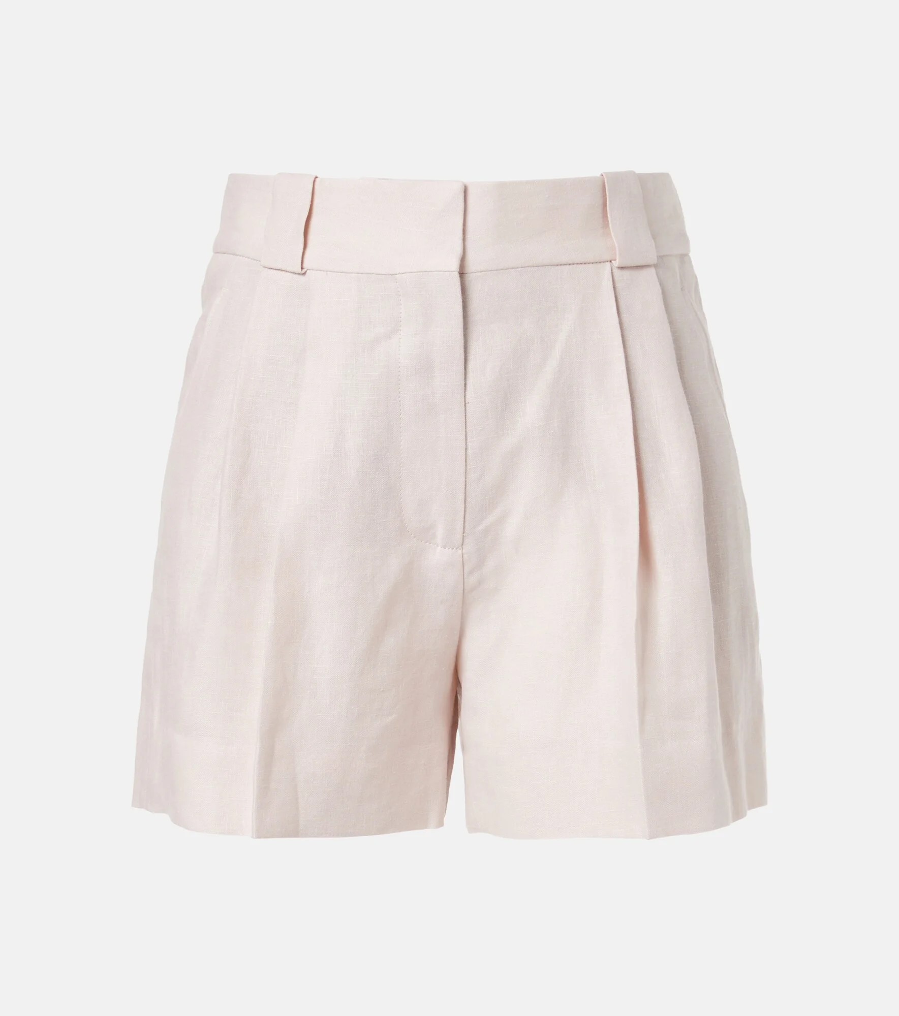 Selle pleated linen shorts - 1