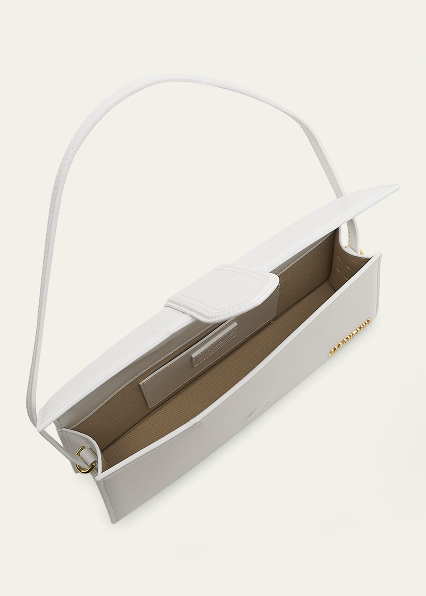 Le Bambino Long Leather Shoulder Bag - 4