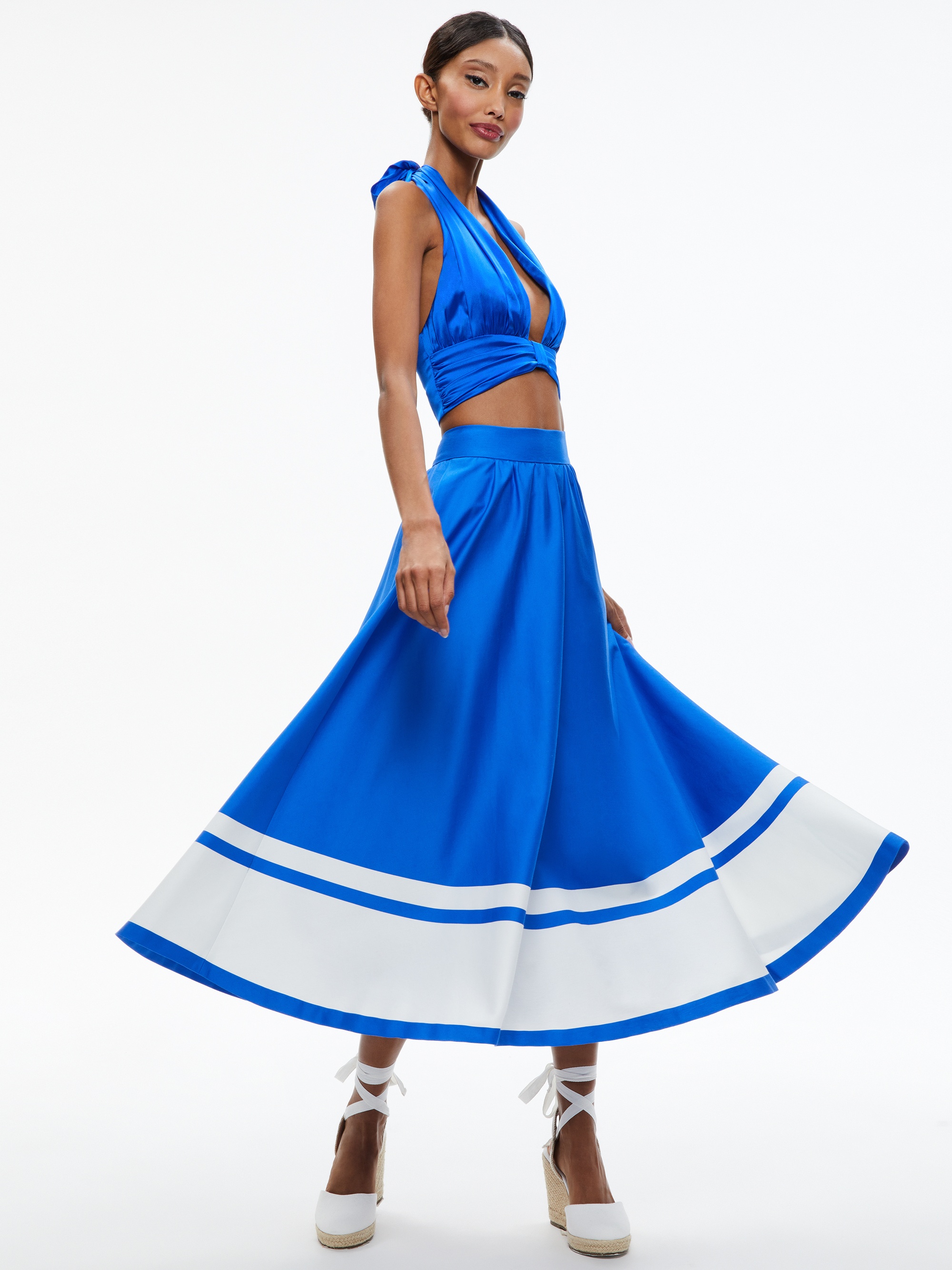 EARLA HIGH WAISTED MIDI SKIRT - 6