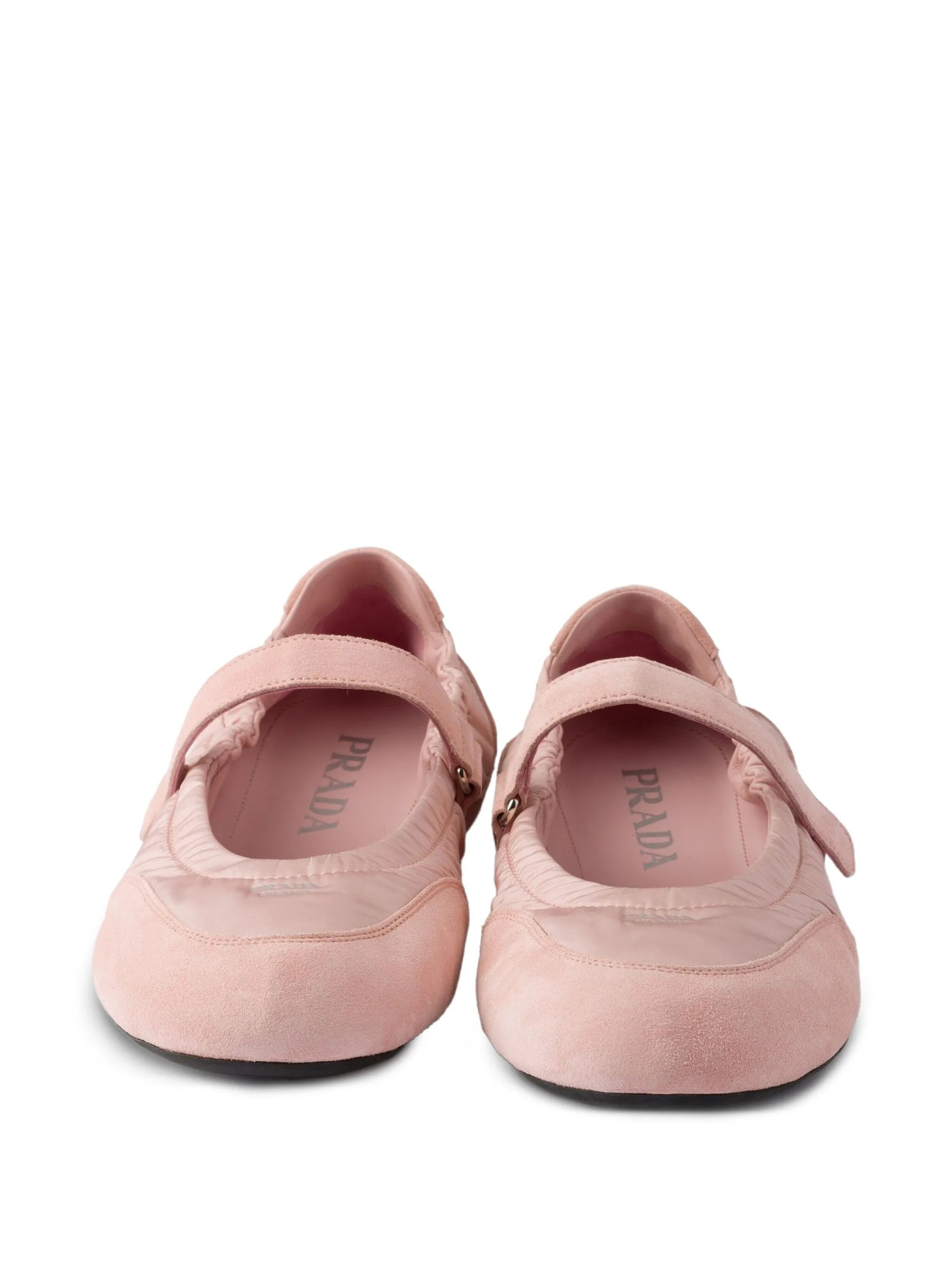 Prada Collapse Strap-detail Ballet Flats - 5