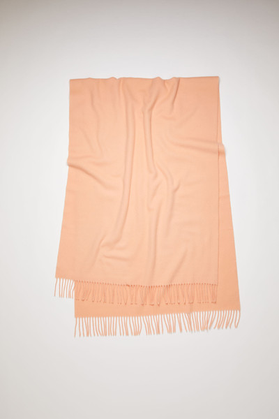 Acne Studios Oversized scarf salmon pink outlook