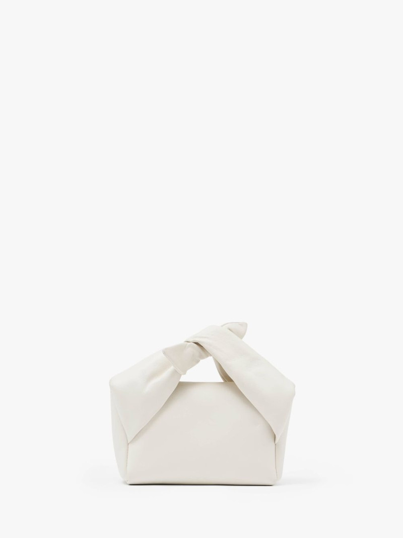 MEDIUM BOW TWISTER - LEATHER TOP HANDLE BAG 4