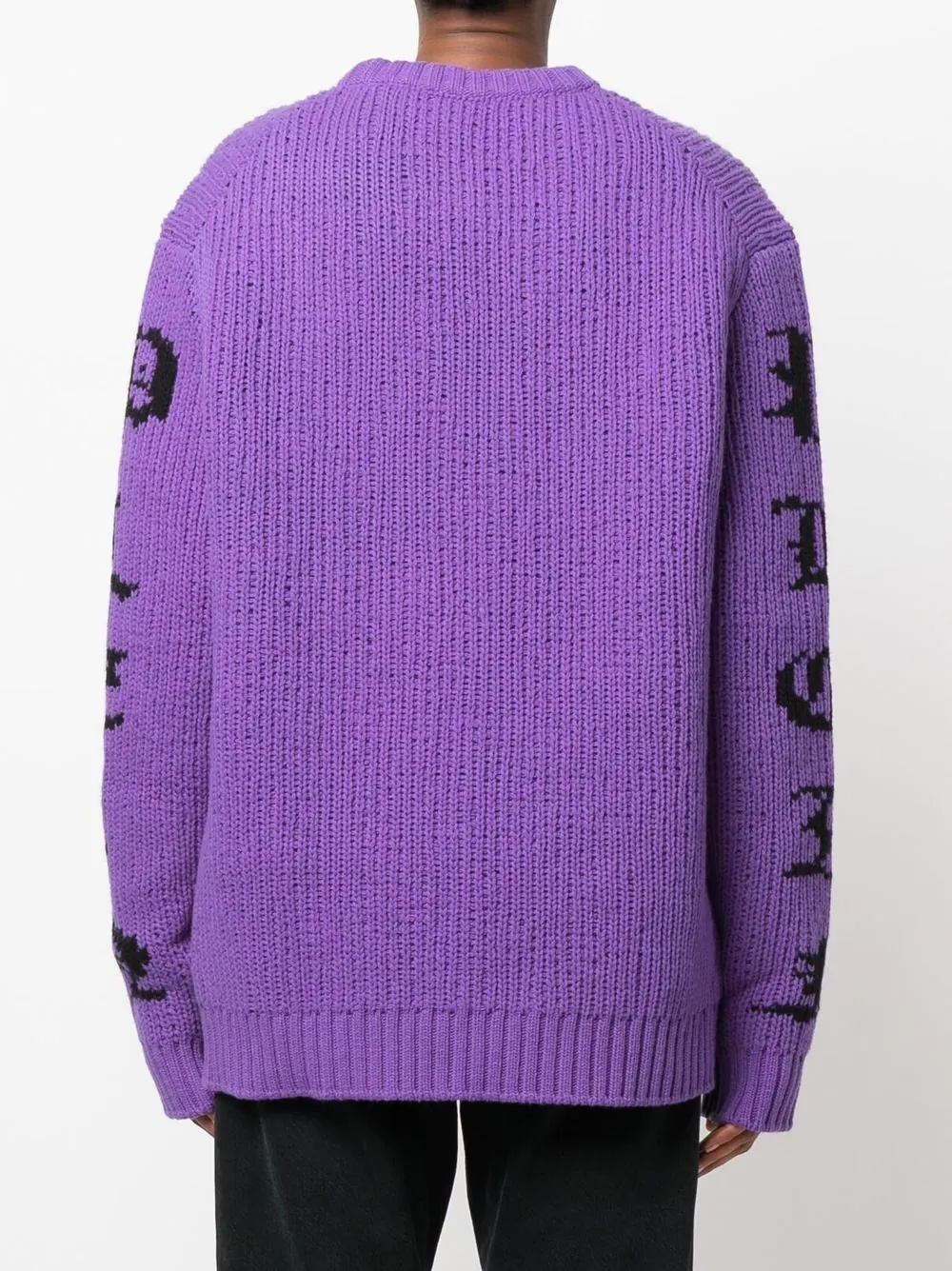 SKull intarsia-knit jumper - 4