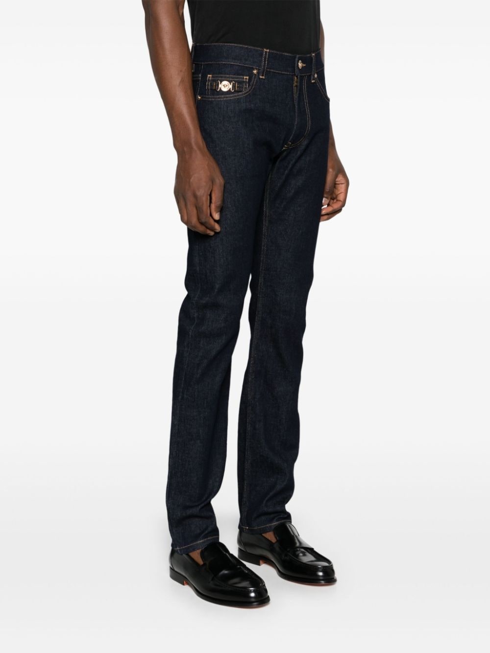 mid-rise slim-fit jeans - 3