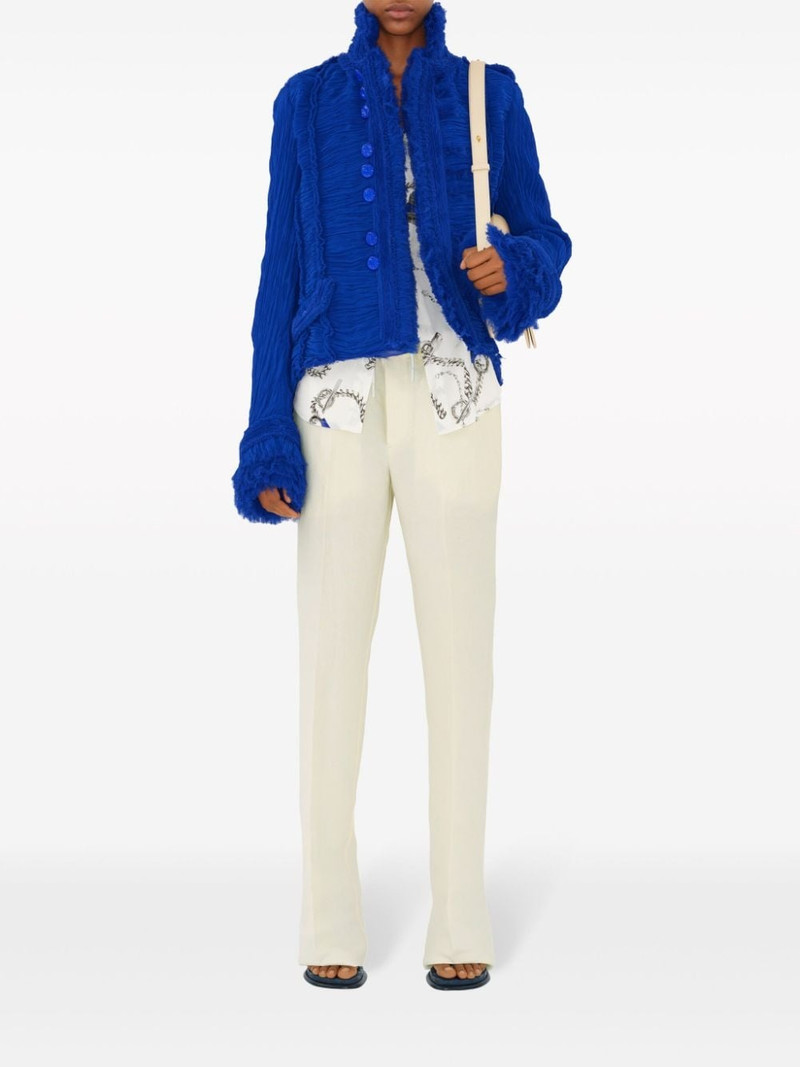 Burberry tapered-leg canvas trousers outlook
