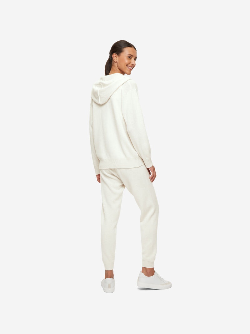 Women's Hoodie Daphne Cashmere Winter White - 5