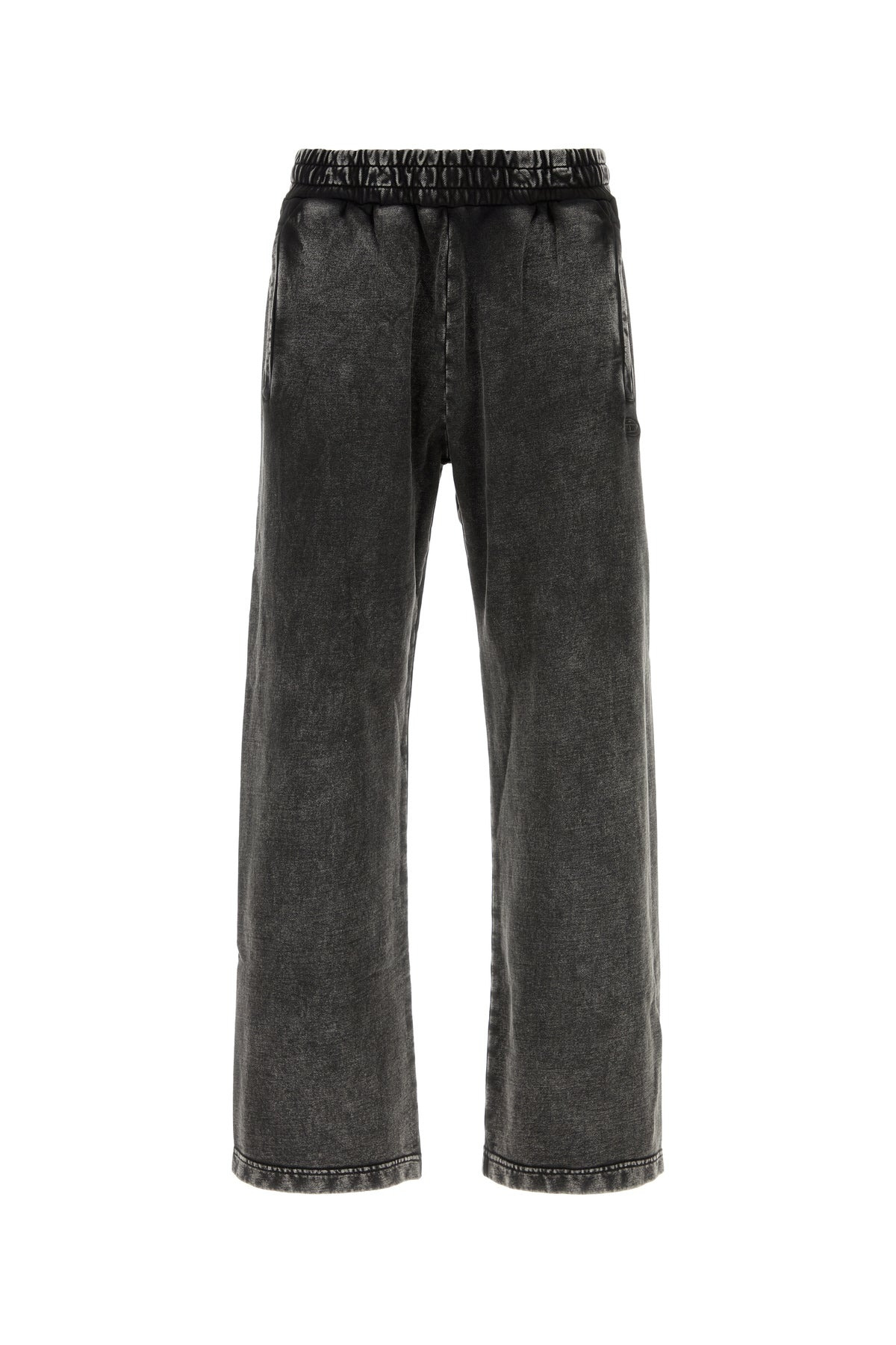Black cotton joggers - 1