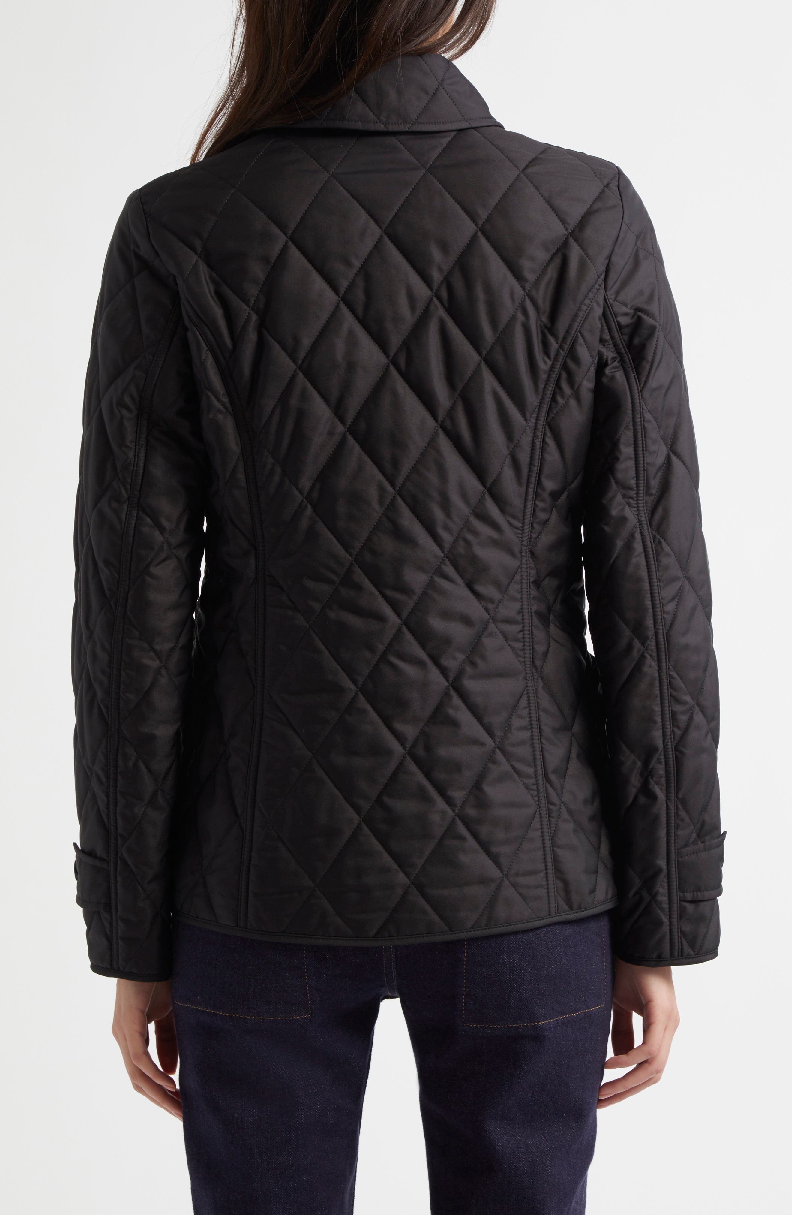 burberry Fernleigh Quilted Jacket in Black at Nordstrom - 3