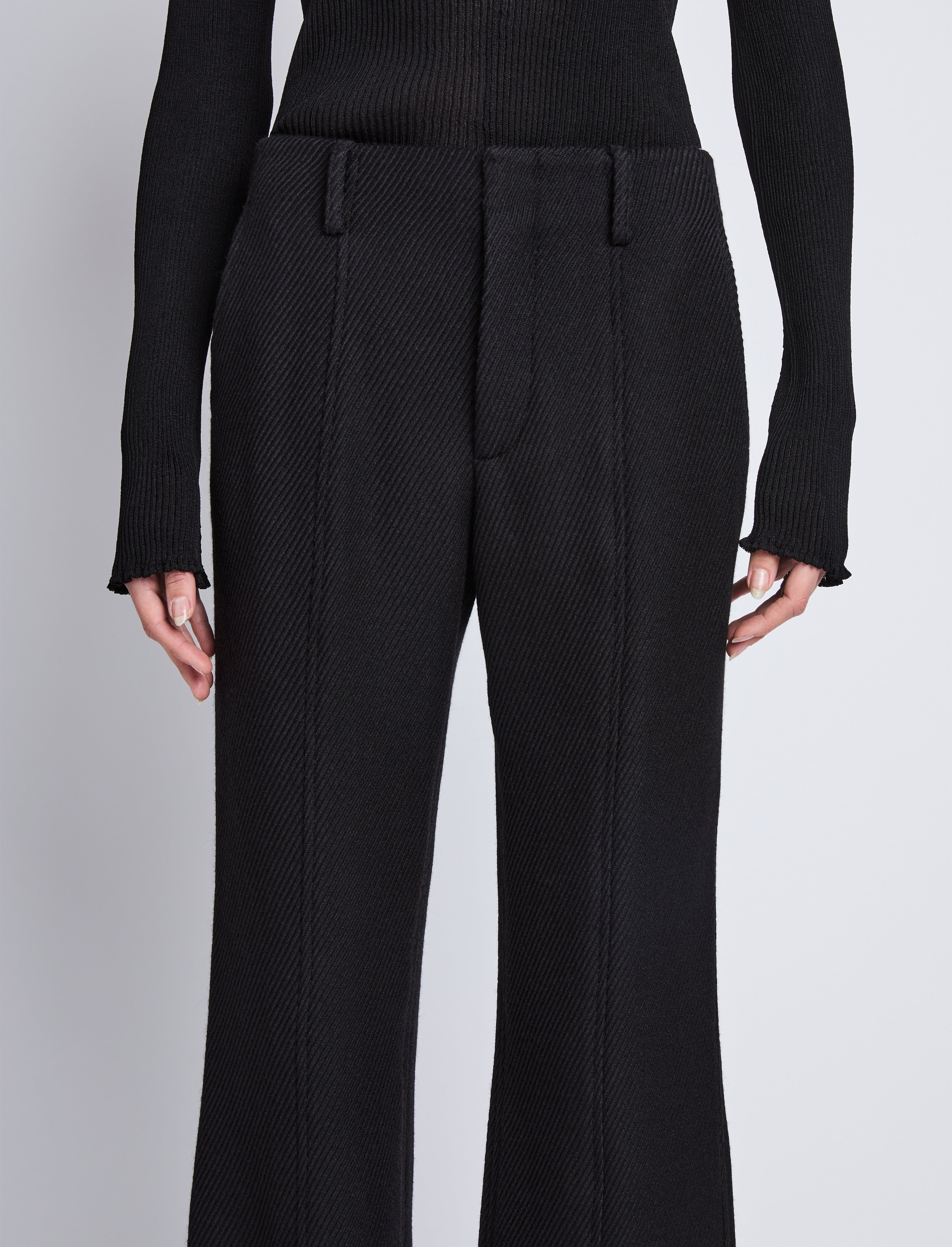 Barbara Pant in Wool Twill - 5