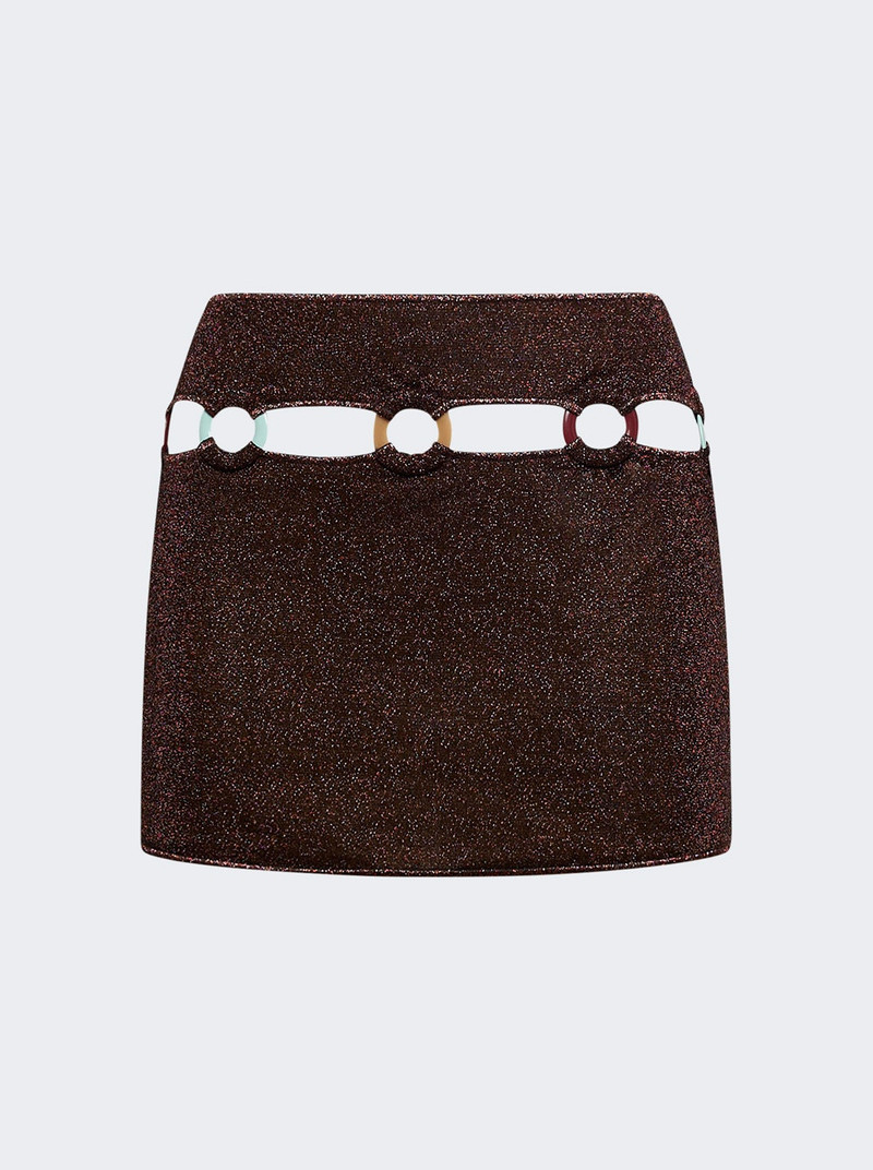 Lumiere Multi Ring 70s Skirt Chocolate 1
