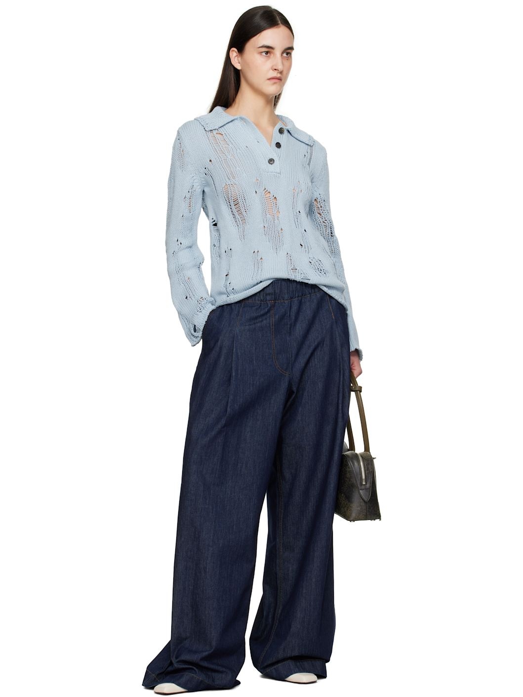 Blue Natural Cord Polo - 4
