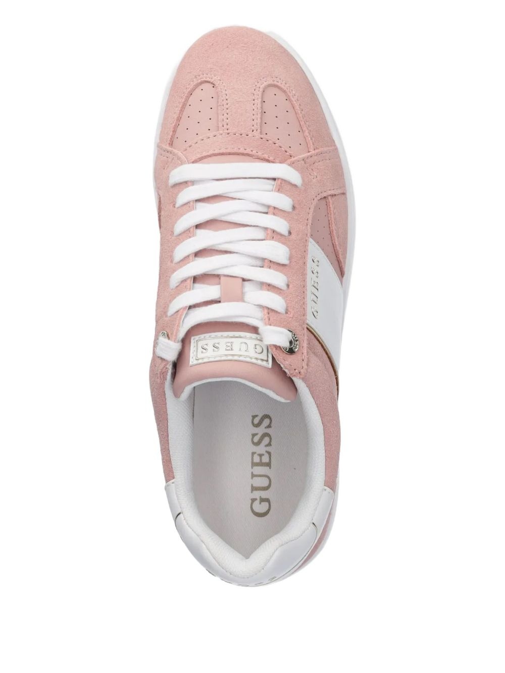 Jrone suede panelled sneakers - 4